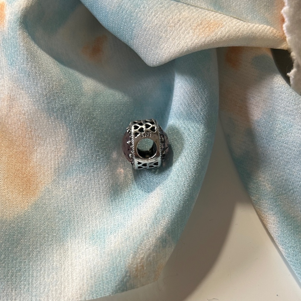 Pandora Purple and Silver Bracelet Charm - Picture 4 of 5